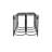 Townhouse Tabletop Wine Bottle Rack in Black