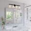 Luminaire de salle de bain à intensité variable noir mat / nickel satiné-895117075