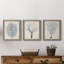 Indigo Coral I - ensemble de 3 peintures sur toile encadrées-1376539720-1376539722