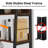 Industrial Ladder Shelf, Rustic 5 Tier Leaning Bookshelf, Wood Metal Ladder Bookcase, Plant Flower Stand Rack Book Storage Shelves For Living Room, Bedroom, Home Office-1899989824-1899989852