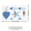 Ensemble de 3 tapis de salle de bain Nautical Coastal Decor