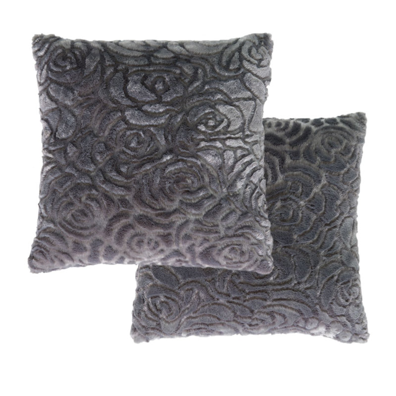 Daly Cushion Cover, Charcoal