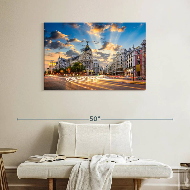 Sireci Gran Via Light Trails, 26" H x 39" W