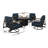 Townsend 5-Piece Outdoor Seating Group with Sunbrella® Cushions-90635238-88171123