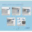 Brume de remplacement 4204490 compatible avec Sub-Zero 4204490, 4290510 Insinkerator F-1000 F-2000