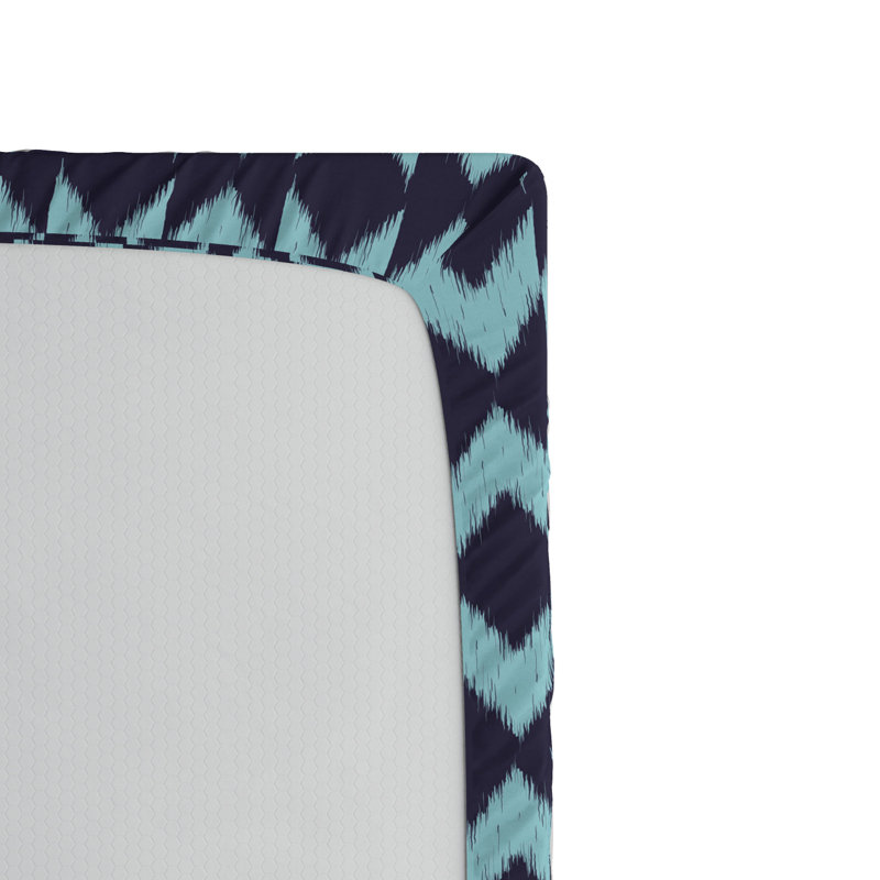 Microfiber Ikat Fitted Sheet, Twin XL Fitted Sheet
