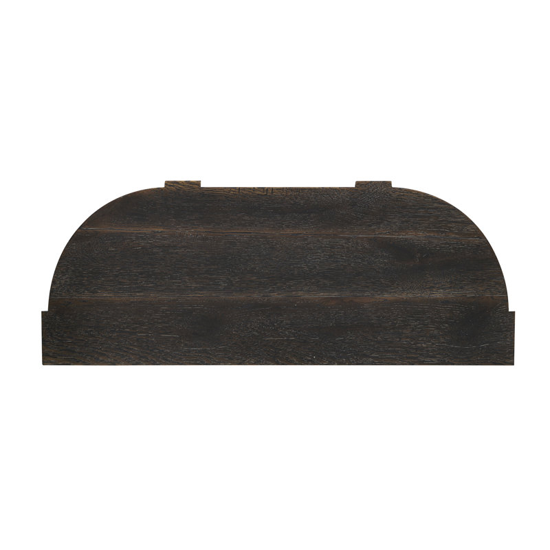 Antique Black 3-Door Rubberwood Hallway Accent Chest