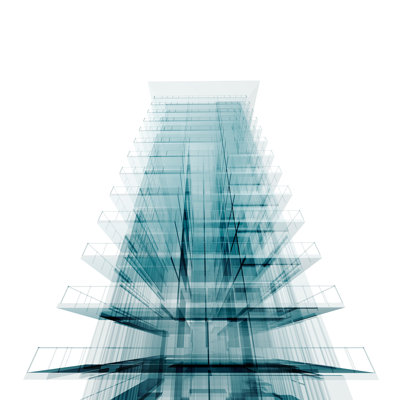 Perspective Office - Wrapped Canvas Print