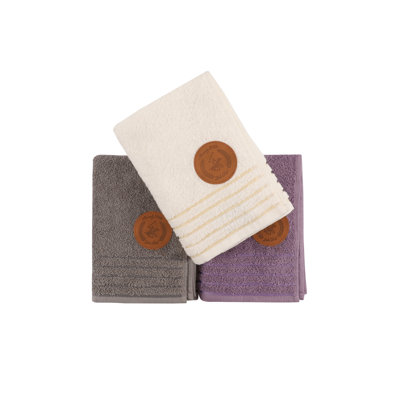 Ensemble de serviettes 3 pièces 100% coton