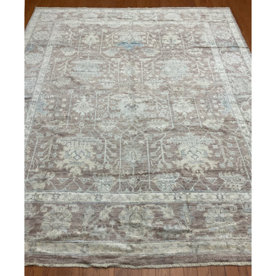 Hand Knotted Wool Geometric Rug