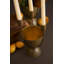  Decorative Metal Taper Holders with Planter Base Gold Finish 14" H, Set of 2