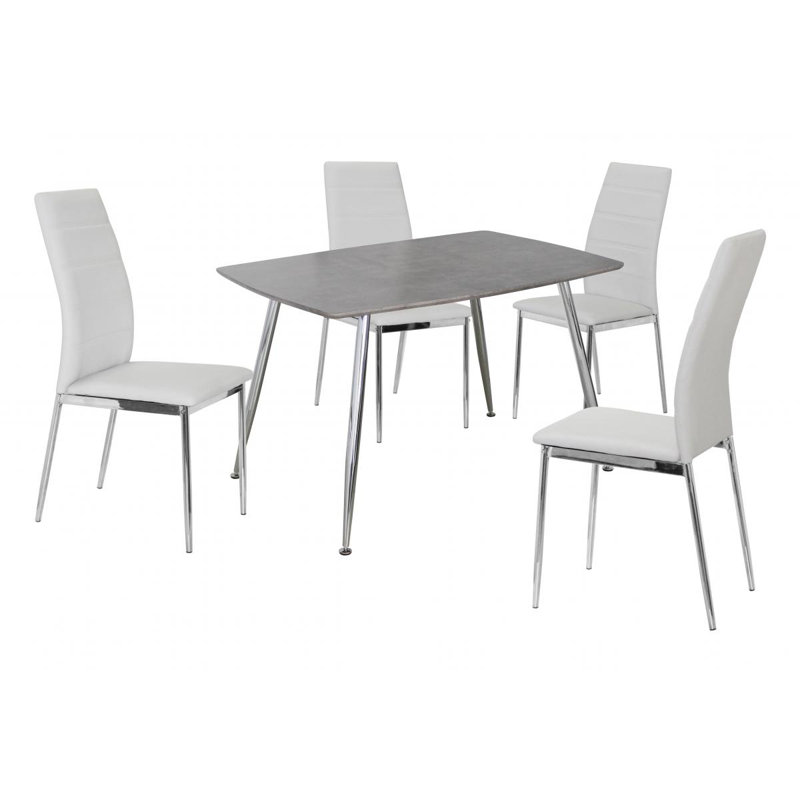 Golden Upholstered Dining Chair