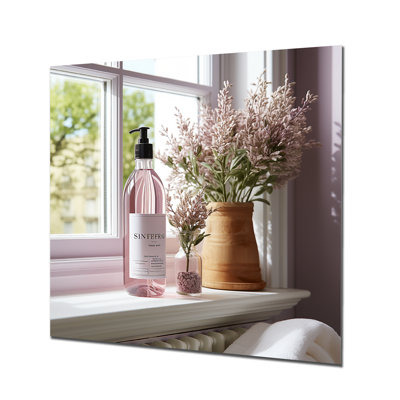 Lilac Blooming Toiletries 3 - Toiletries Metal Wall Art