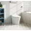 Toilette allongée sans réservoir Metis White