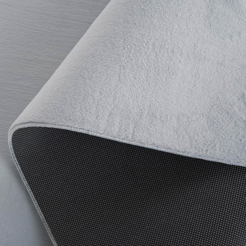 Tapis de couleur unie Raeyonna, Rectangle 5 pi x 7 pi
