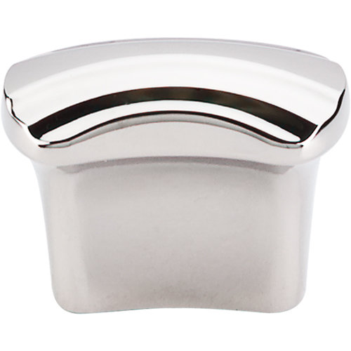 Victoria Falls 3/4" Center to Center Rectangle Knob, Polished Nickel