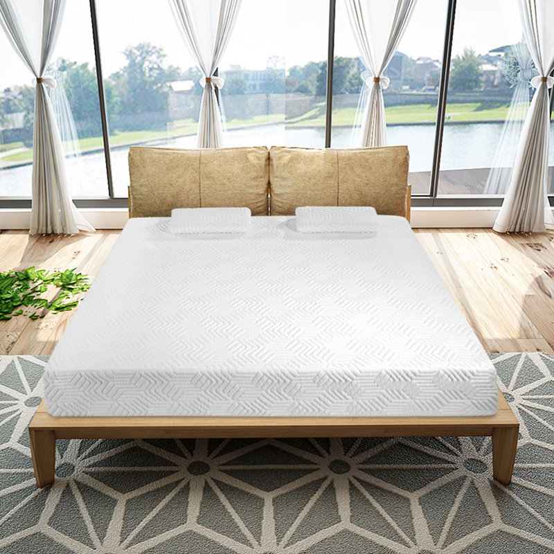 Matelas en mousse viscoélastique gélifiée mi-ferme 10 po Larkin, Grand