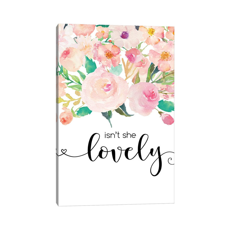 Isn't She Lovely - Painting on Canvas, Wrapped Canvas, 101.6cm H x 66.04cm W x 1.91cm D