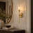 Modern Gold Dimmable Armed Wall Sconces