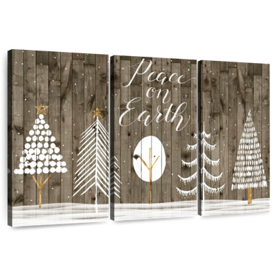 Lelend Wooded White Christmas Collection A
