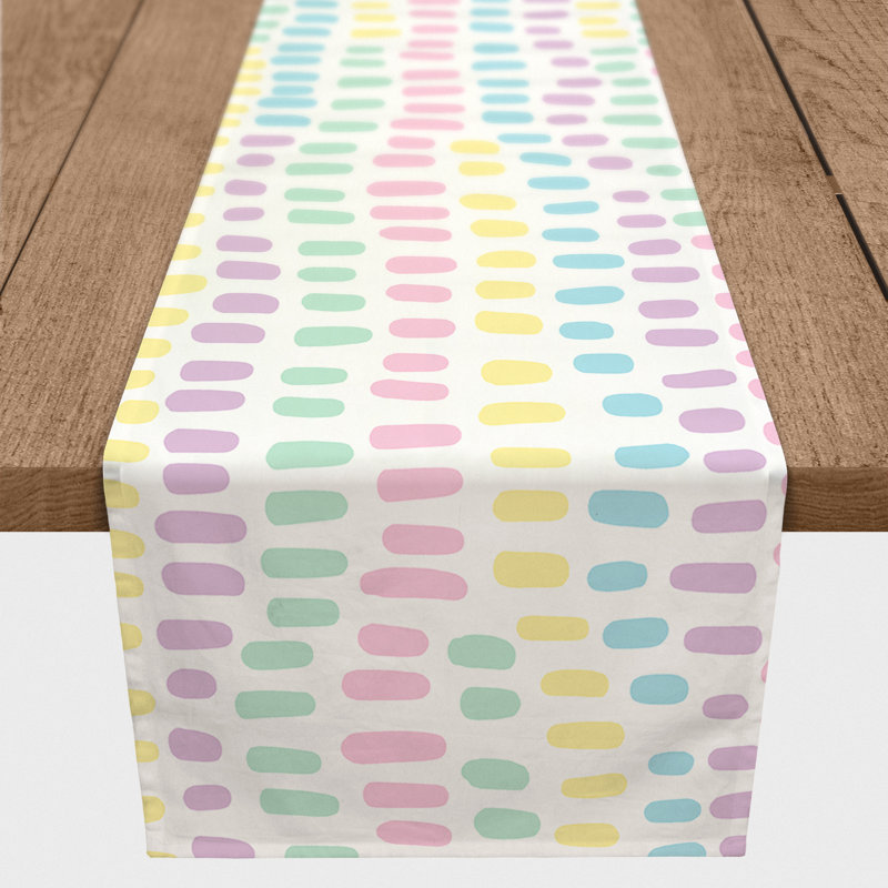 Dakera Rectangle Easter Polyester Table Runner, 72" x 16"