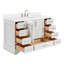 Meuble-lavabo simple avec plateau Abshire 55-93359359