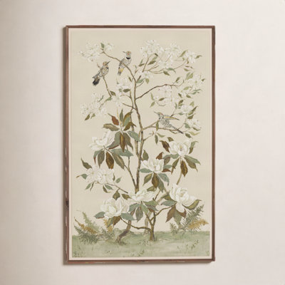 Nadine "Tan Chinoiserie" Painting
