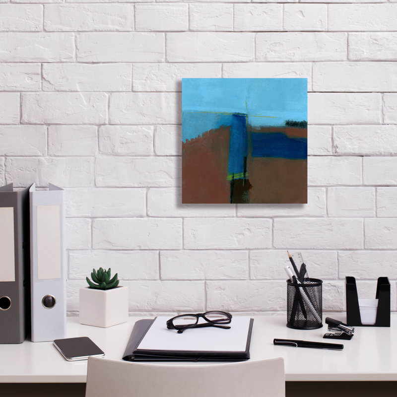 «House On The Hill» par Michelle Oppenheimer, H 12 po x l 12 po x P 0,75 po