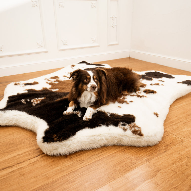 Powhattan Puprug Runner Faux Fur Memory Foam Dog Mat
