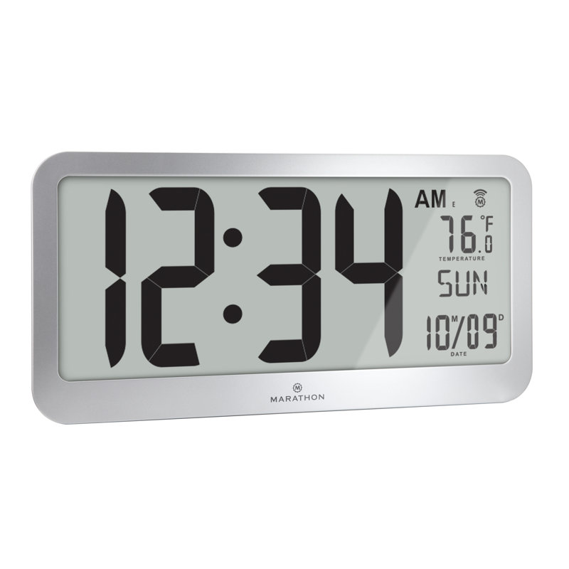 Horloge murale Jumbo, Gris