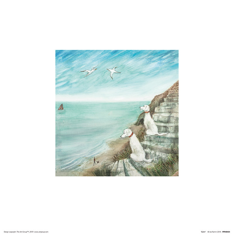 Calm by Joe Ramm - No Frame Painting, 40 cm H x 40 cm W