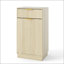 Armoire à poubelle inclinable 10 gallons Woodgrain