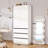 2-Doors Armoire Wardrobe Closet with Drawers