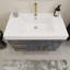 Ensemble de meuble-lavabo simple mural 35,4 "-70381328