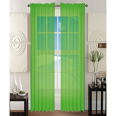 Sheer Sliding Panel Pair