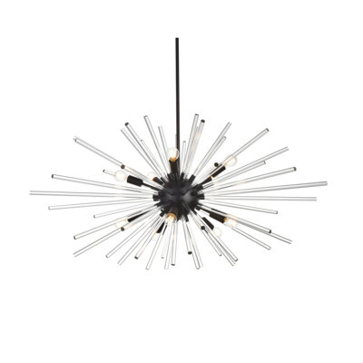 Luminaire suspendu unique à 10 lumières Francene