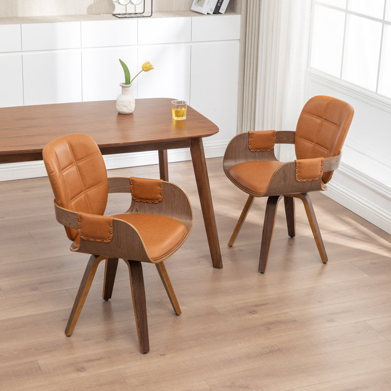 Braiden Bentwood Dining Chairs, Light Brown