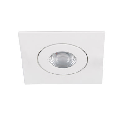 Lotos 2in Led 1-light Light Square Adjustable Recessed Kit