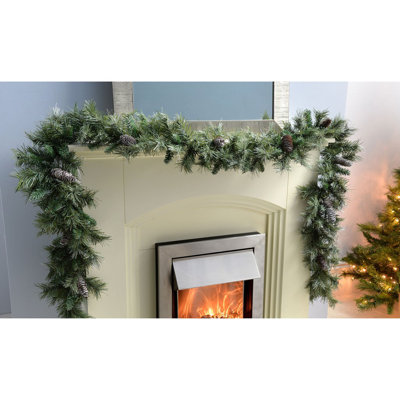 9' Scandinavian Spruce Christmas Garland