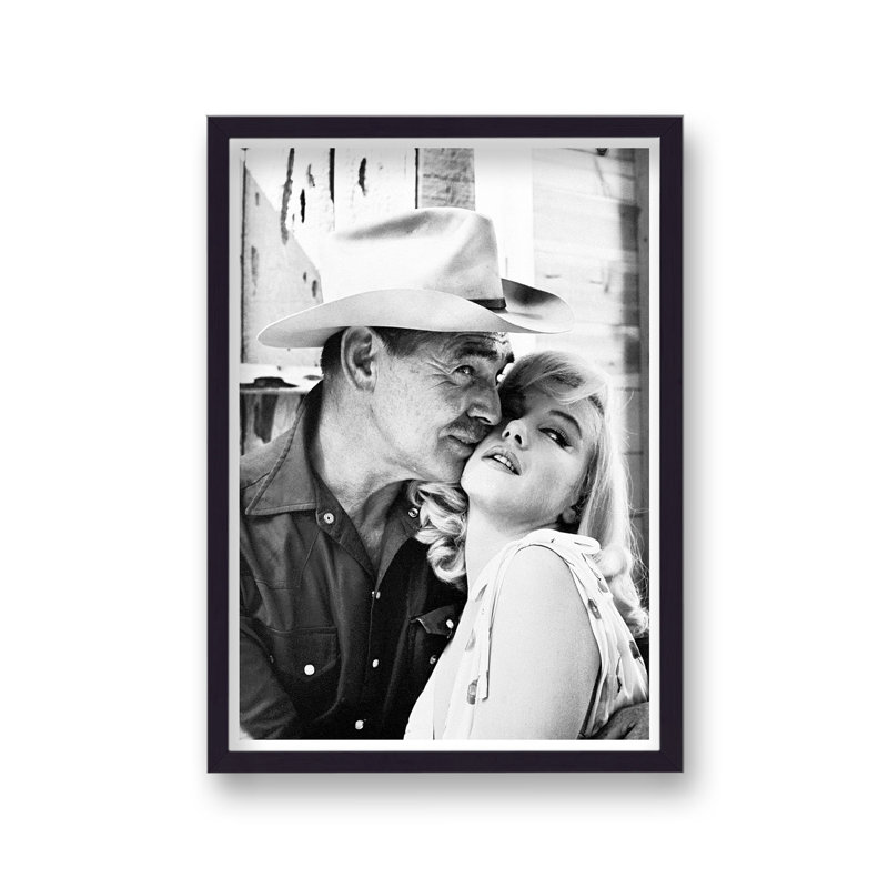 Marilyn Monroe Clark Gable The Misfits 1 - Single Picture Frame Print