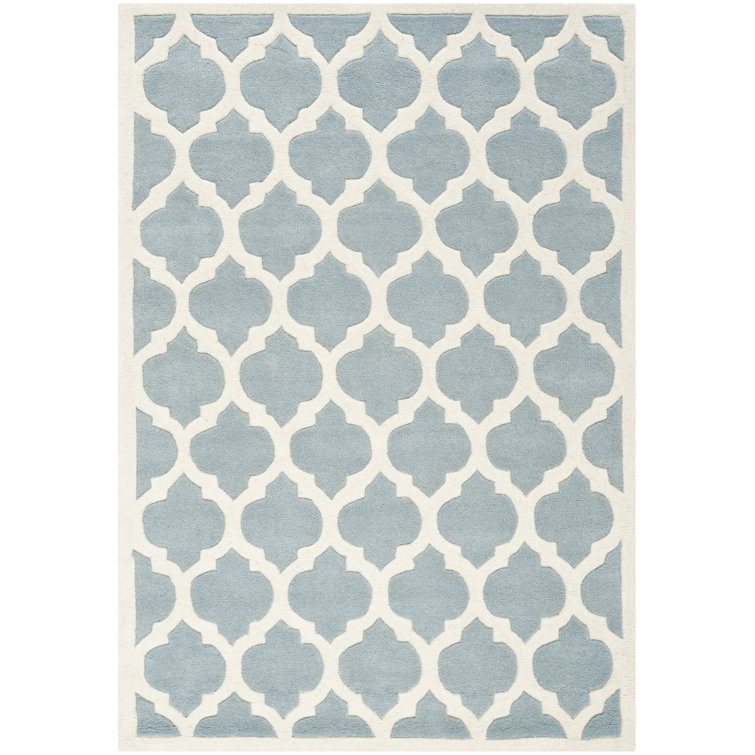 Carolene Hand Tufted Wool Geometric Rug