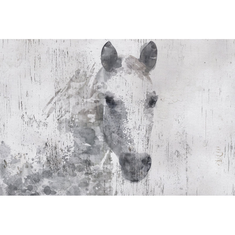 Dapple Horse I, H 24 po x l 36 po x P 1,25 po
