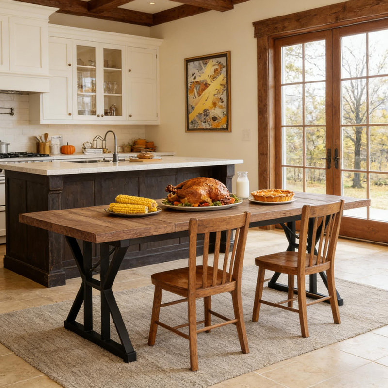 Kitchen Table,Dining Table,Industrial Executive Table