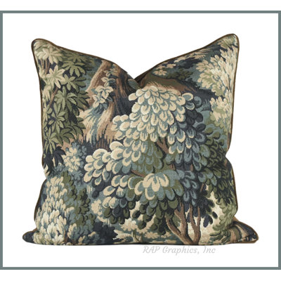 Woodland Botanical Designer Pillow Cover And Insert