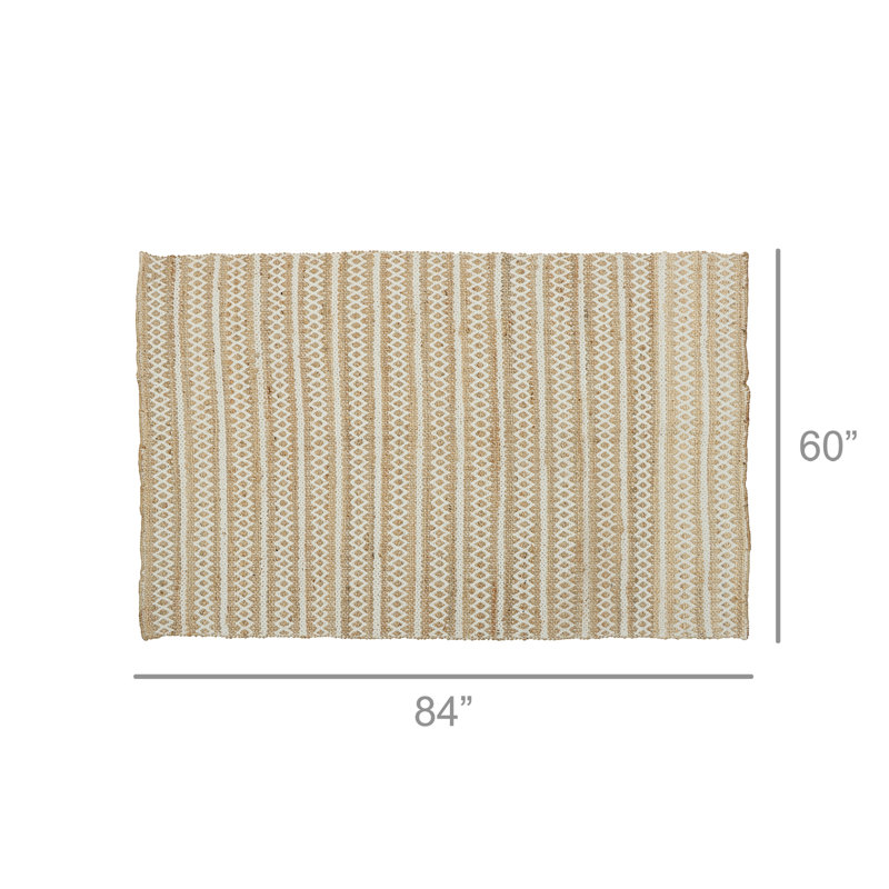 Stormee Cotton Indoor Rug,  Rectangle 5' x 7'