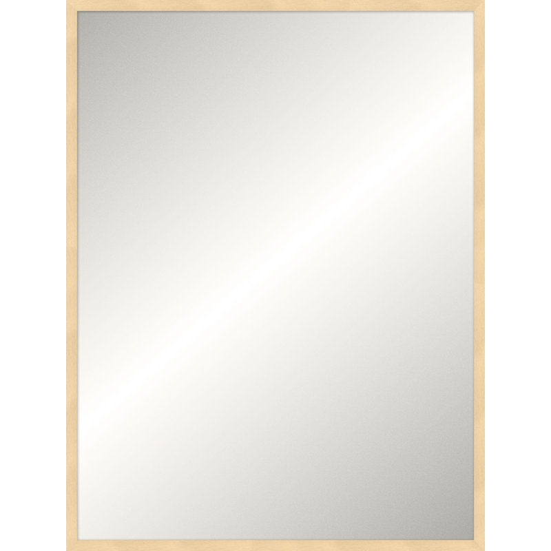 Davenport Solid Wood Mirror, 49.75" x 37.75", Blonde Maple, Rectangle