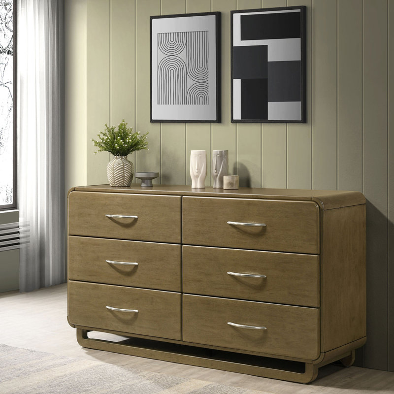 Commode 6 tiroirs Tully Nutmeg