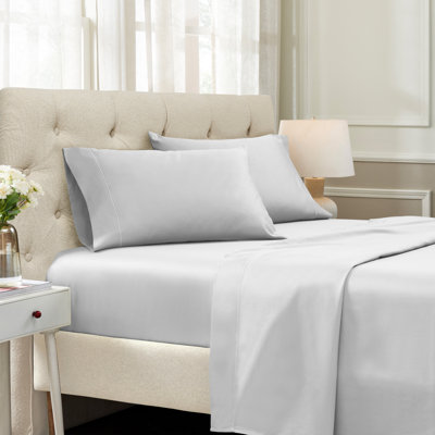 Ensemble de draps à ourlet cousu 100% coton de luxe à densité de tissage 1500 fils Luxury