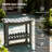 All-Weather Waterproof Storage Bench Stool with Handle and Non-Slip Base for Indoor and Outdoor Use-1218499915