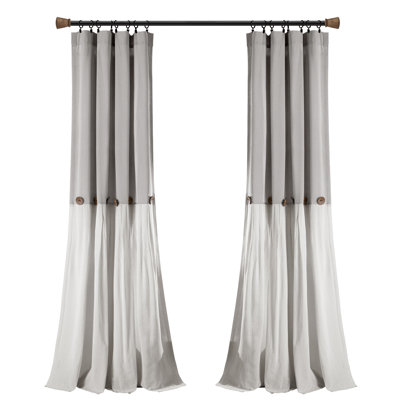 Beckham Semi Sheer Curtain Single Panel